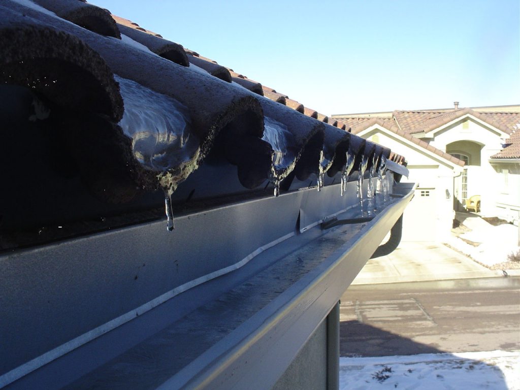 Icicles on Roof