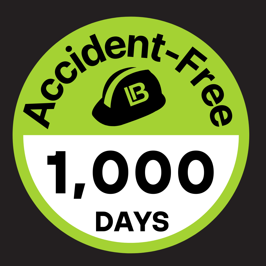 लेर्च बेट्स दुर्घटना मुक्त 1,000 दिन