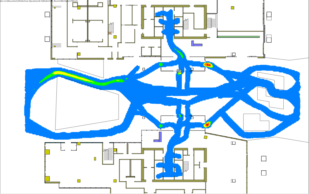 Pedestrian Circulation Floor Plan